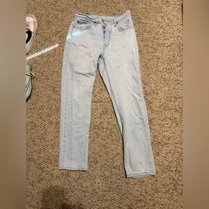 Levi's Light Blue Straight Leg Jeans